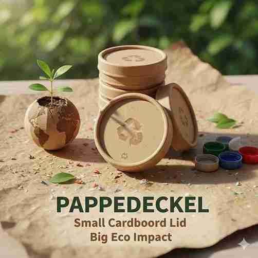 Pappedeckel Small Cardboard Lid, Big Eco Impact